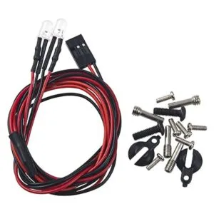 Vgoohobby Parachoques trasero RC con luces grilletes_6