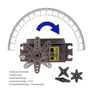 DaFuRui Paquete de 4 unidades MG995 de 1.94 oz de_2