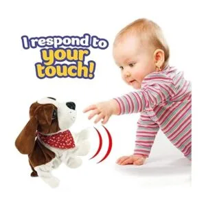 Juguete electrónico de peluche de perro con control de_3