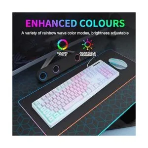 Teclado para juegos con cable USB con retroiluminación LED_4