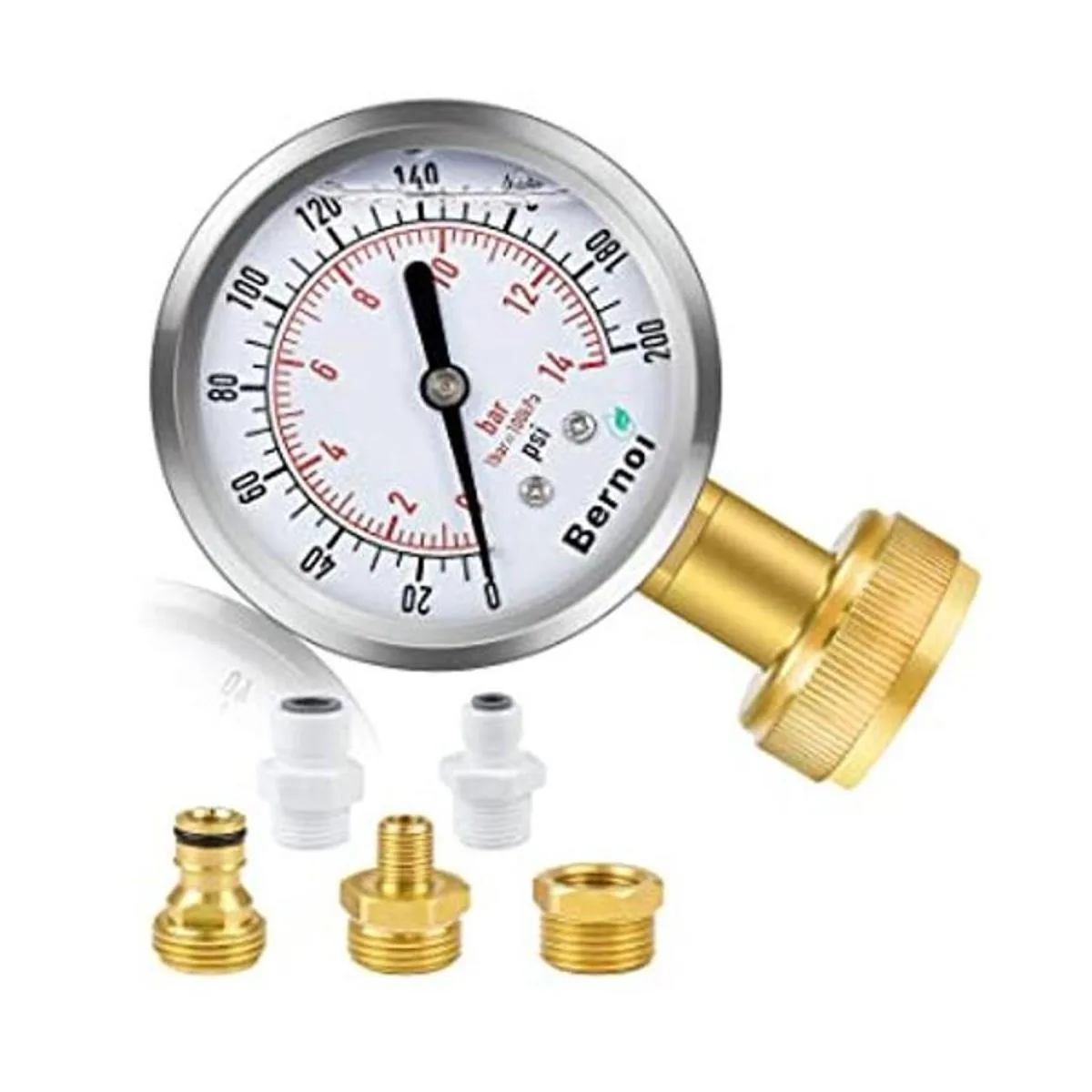Bernoi Kit de medidor de presión de agua prueba de_1
