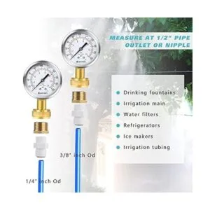 Bernoi Kit de medidor de presión de agua prueba de_7