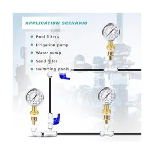 Bernoi Kit de medidor de presión de agua prueba de_6