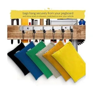 Bolsa de herramientas de lona con cremallera paquete de 6_3