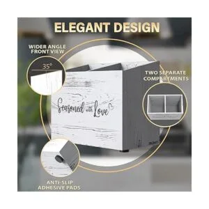 Acenity Organizador de utensilios de cocina decoración de_4