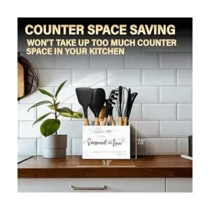 Acenity Organizador de utensilios de cocina decoración de_3