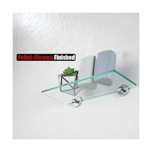 JQK Estante de vidrio para baño cromado almacenamiento_5