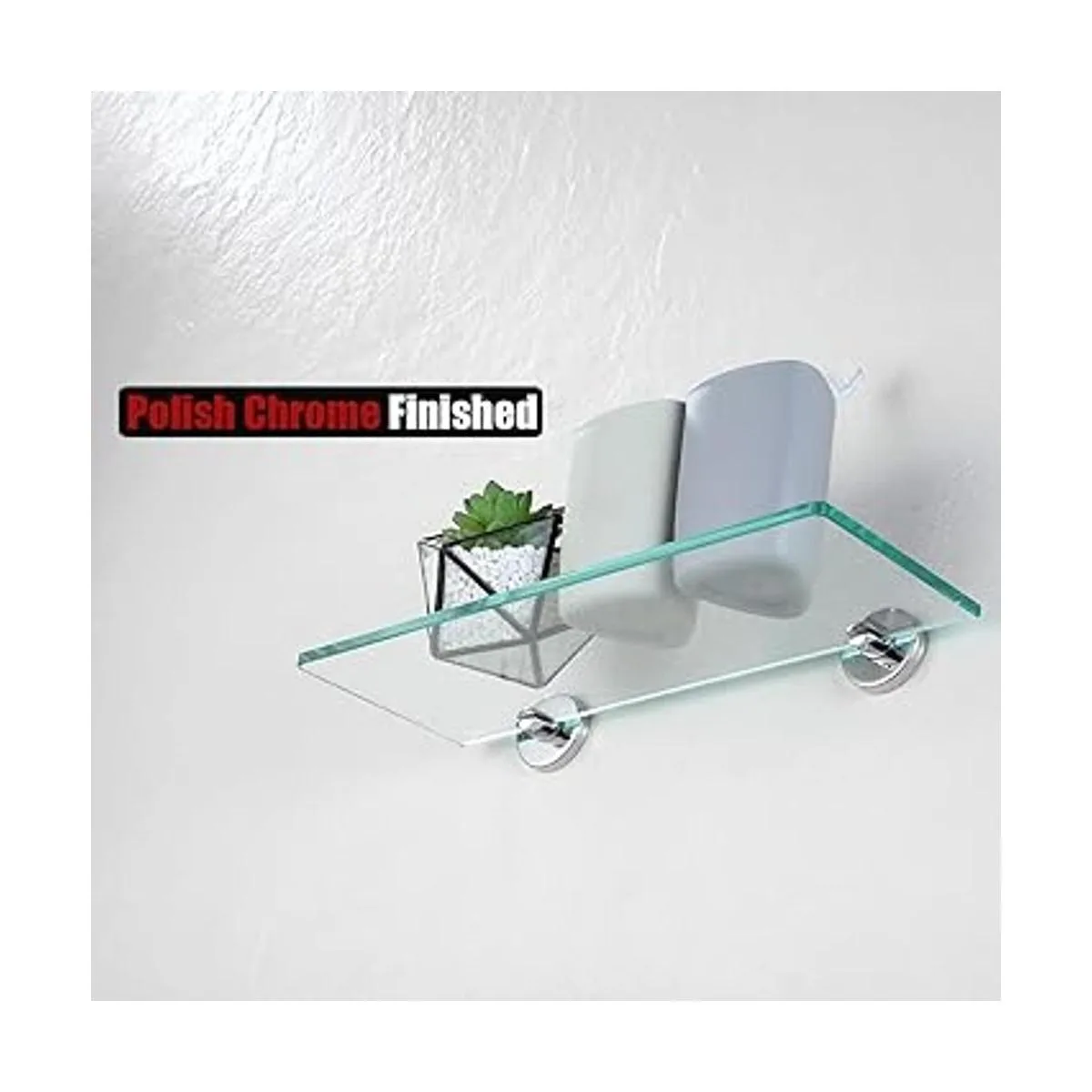 JQK Estante de vidrio para baño cromado almacenamiento_5