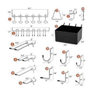 INCLY Kit organizador de 278 piezas de accesorios para_2