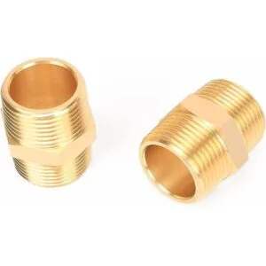 Winmien 5 accesorios de tubería hexagonal de latón macizo_3