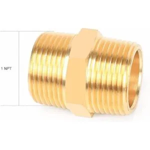 Winmien 5 accesorios de tubería hexagonal de latón macizo_2