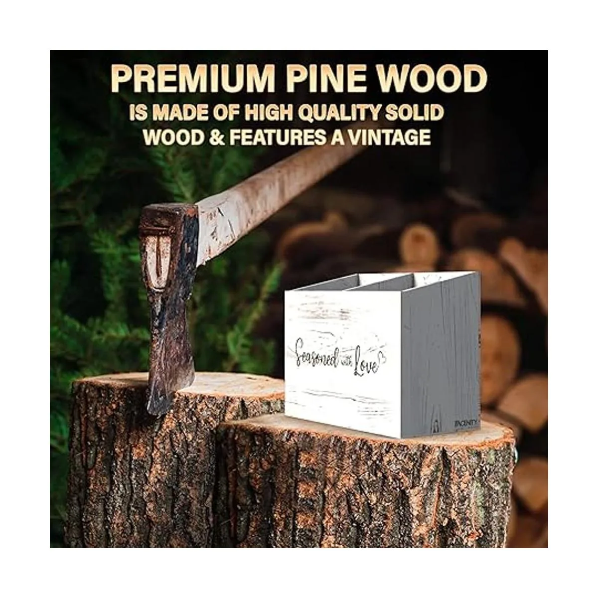 Acenity Organizador de utensilios de cocina decoración de_6