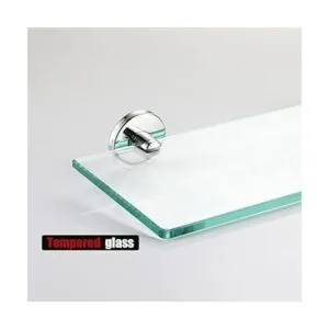 JQK Estante de vidrio para baño cromado almacenamiento_6