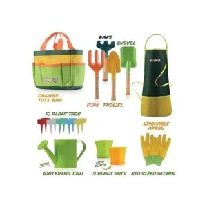 Play22 Juego de herramientas de jardinería para niños 12_3