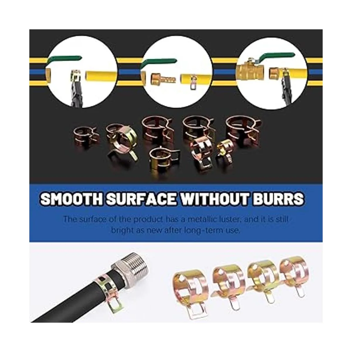 Glarks 121 piezas de 12 tamaños de 7 a 0.866 in tipo banda_5