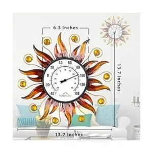 HOBYLUBY Termómetro para interiores y exteriores de 13_2