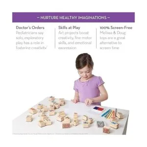 Melissa Doug 2394 Deluxe Juego de sellos de madera_4