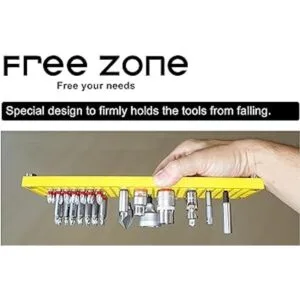 FREE ZONE Juego organizador de brocas azul_5