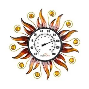 HOBYLUBY Termómetro para interiores y exteriores de 13_1