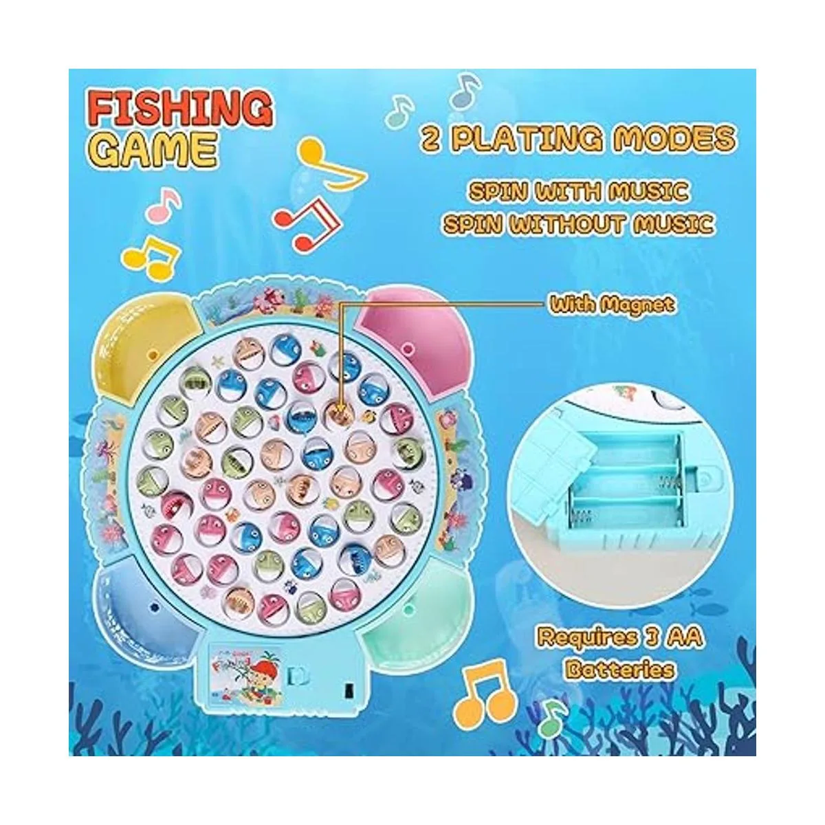 Juguetes magnéticos de juego de pesca juego de mesa_2