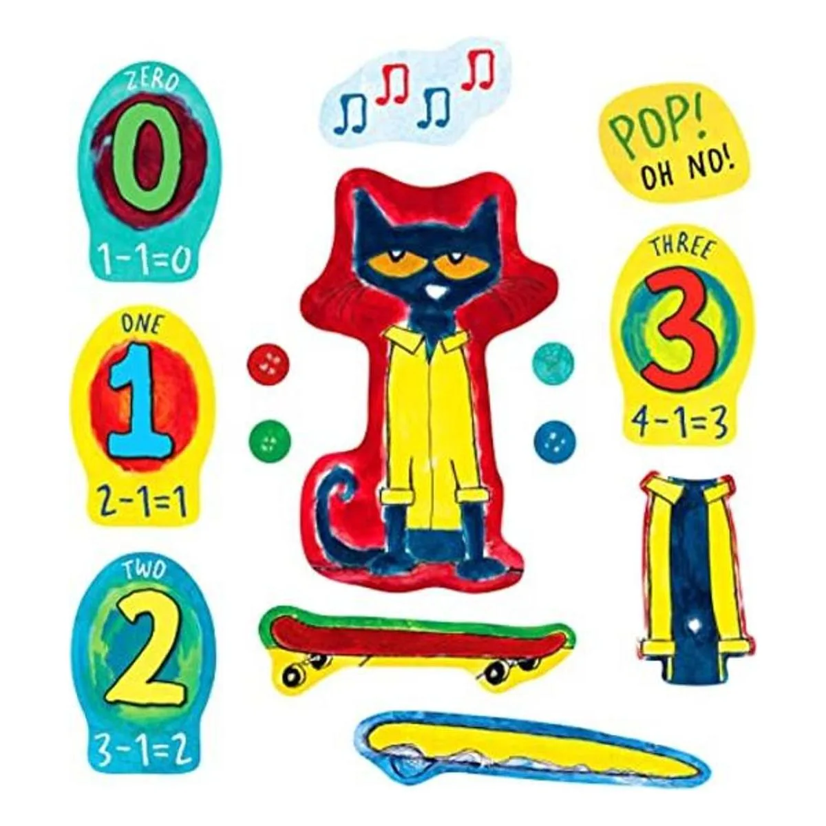 Little Folk Visuals Pete The Cat and His Four Groovy_1