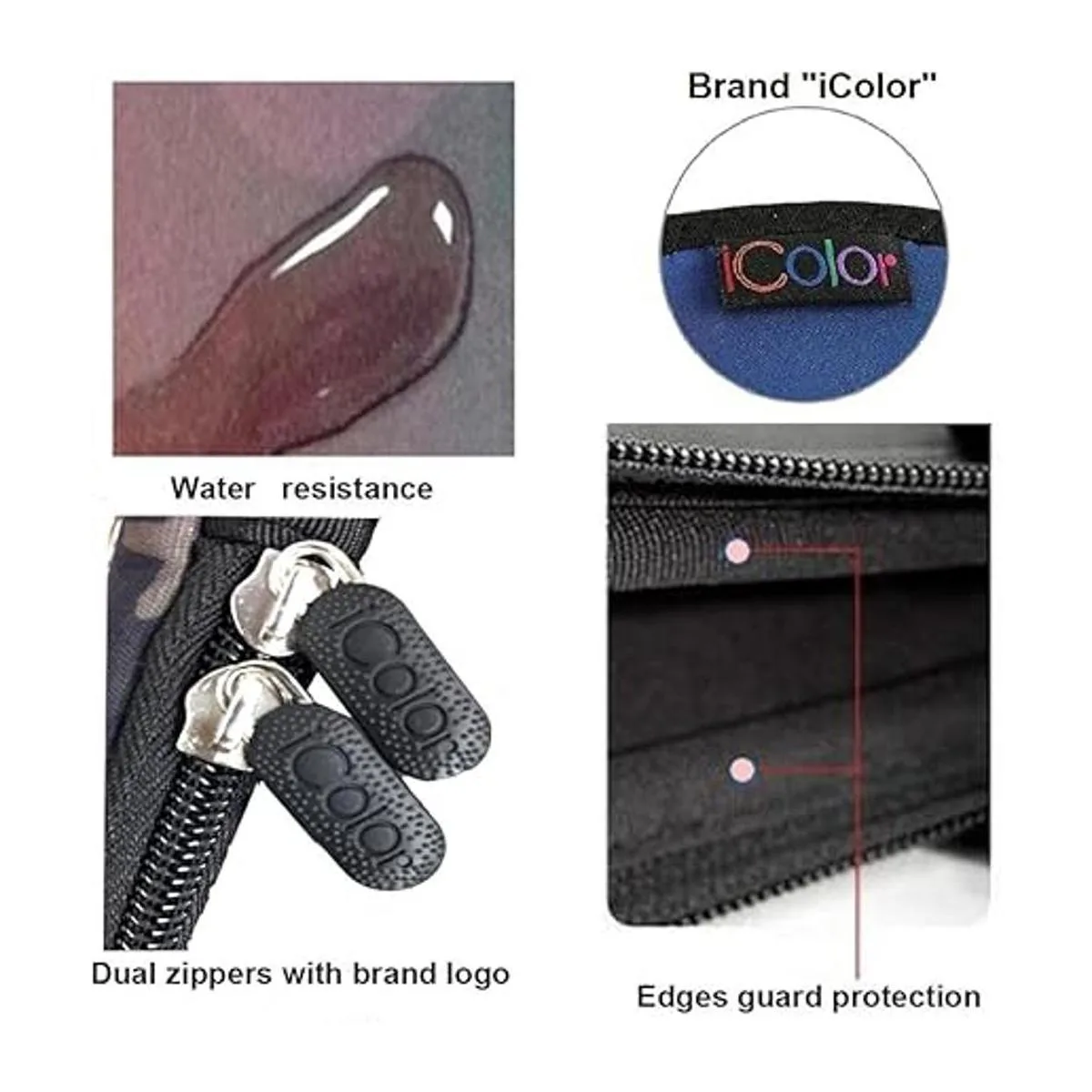 icolor Funda para laptop de 15 pulgadas funda de neopreno_2