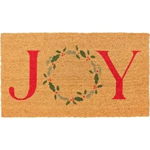 New KAF Home Felpudo de fibra de coco con respaldo de PVC_1