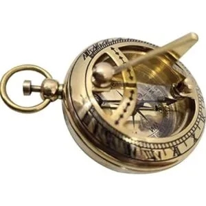 Brújula de reloj de sol marino con bolsillo sólido náutico_6