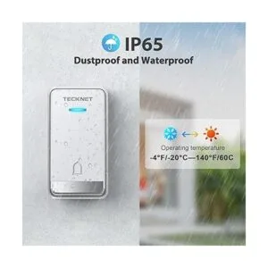 TECKNET Timbre de puerta inalámbrico timbre_6