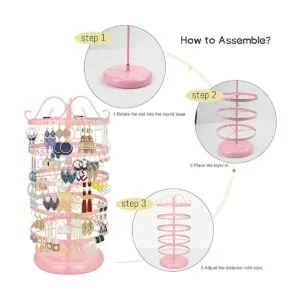 LASZOLA Organizador giratorio de 5 niveles 360 para_4