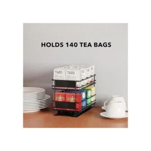 SpaceAid Estante organizador de bolsas de té extraíble_7