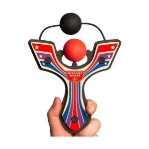 Mighty Fun Mischief Maker Racing Eslingshot de madera y_2