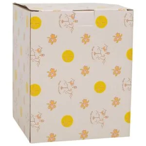 Elanze Designs Figura de carrusel musical diseño floral_3