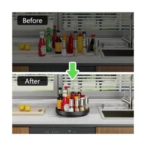 Ovicar Lazy Susan Organizador giratorio para especias de_4