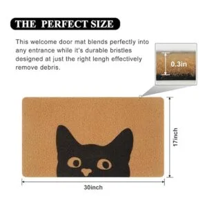 Tapete de bienvenida para interiores y exteriores bonito_2