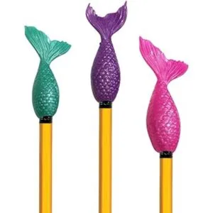 ArtCreativity Juego de 12 adornos de cola de sirena_4