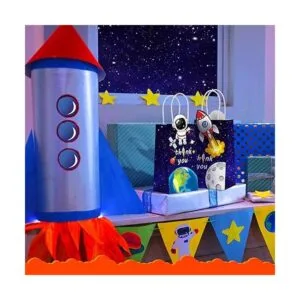 Paquete de 16 bolsas de regalo para fiestas en el espacio_4