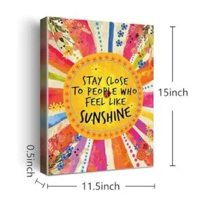 Wailozco Lienzo enmarcado con frases inspiradoras para_2