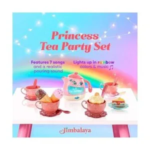 Jimbalaya Juego de té para niñas pequeñas juego de té de_2