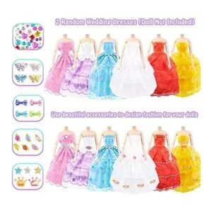 75 piezas de ropa de muñeca y accesorios kit de diseño de_2