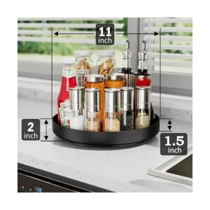 Ovicar Lazy Susan Organizador giratorio para especias de_3