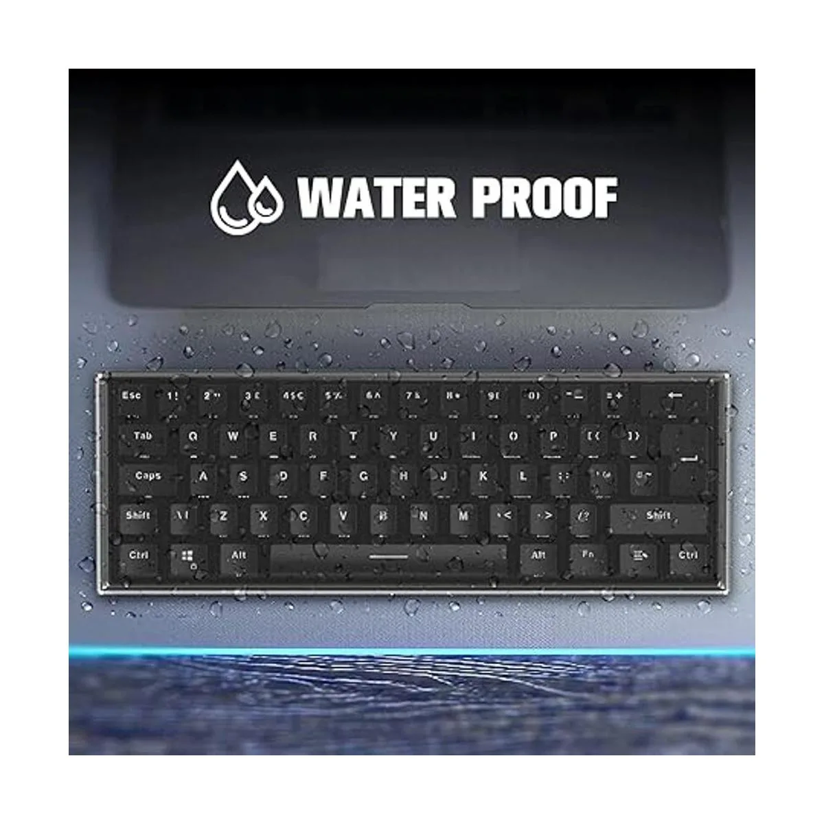 ZIYOU LANG KC01 Funda de teclado transparente acrílica_5