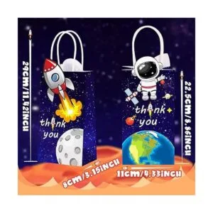 Paquete de 16 bolsas de regalo para fiestas en el espacio_3
