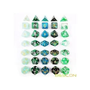 Bescon RPG Juego de dados de 35 piezas DND juego de rol_6