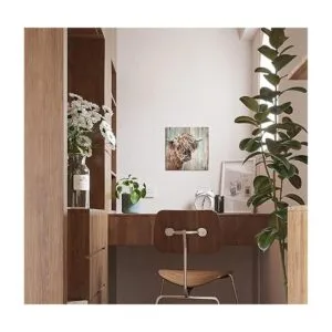 Cuadro de vaca de las tierras altas para decoración de_2