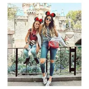 Diademas con orejas de ratón 2 piezas clásicas con lazo_5