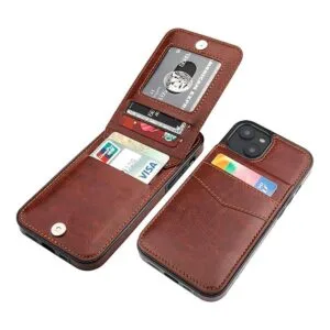 KIHUWEY Funda compatible con iPhone 14 con soporte para_1