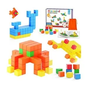 Hiwawind Magnetic Blocks Toddler Toys for 3 4 5 Year Old_1