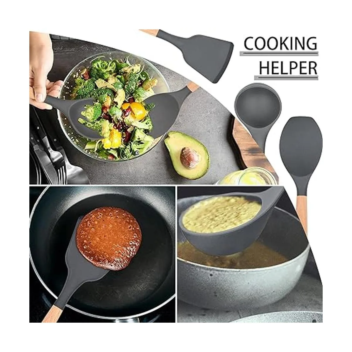 PP CHEF 12 utensilios de cocina para cocina cabezal de_4