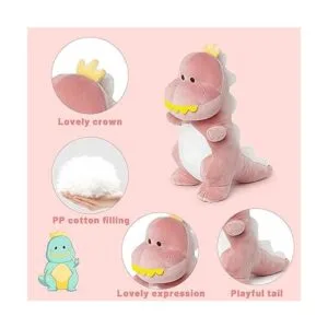 Juguete de peluche de dinosaurio grande 15.7 pulgadas_5
